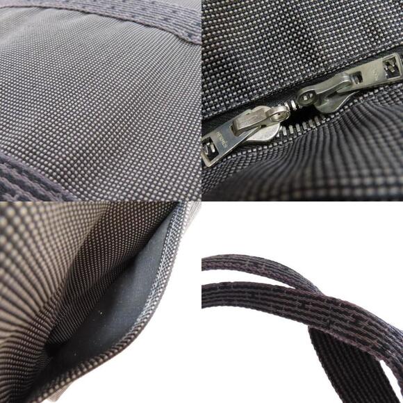 HERMES Air Line GM Handbag Canvas Black - Picture 9 of 11